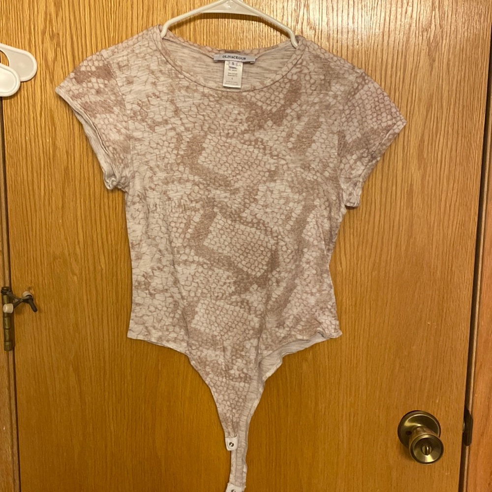 SNAKESKIN BODY SUIT